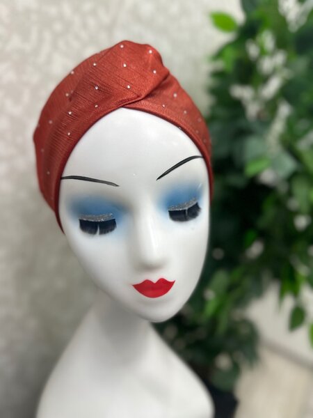 Тюрбан со стразами