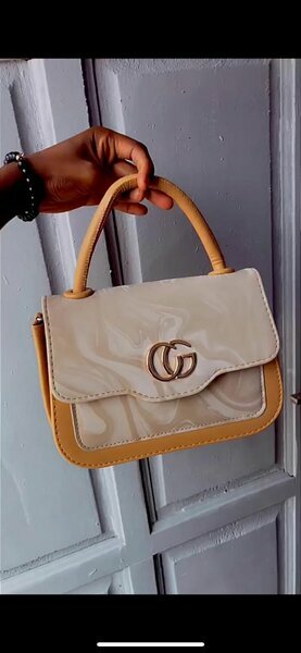 Sac à main crème & camel luxe