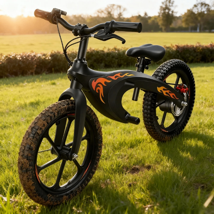 Vélo d'enfant à balance flamme