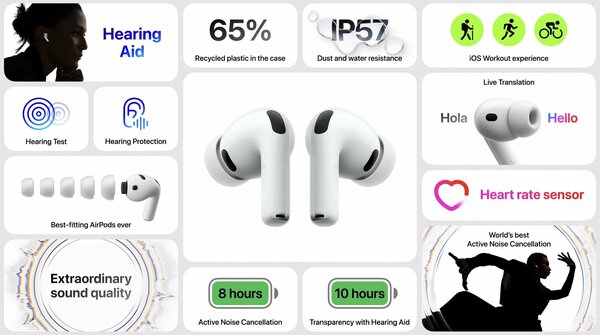 AirPods Pro 3 - Écouteurs sans fil