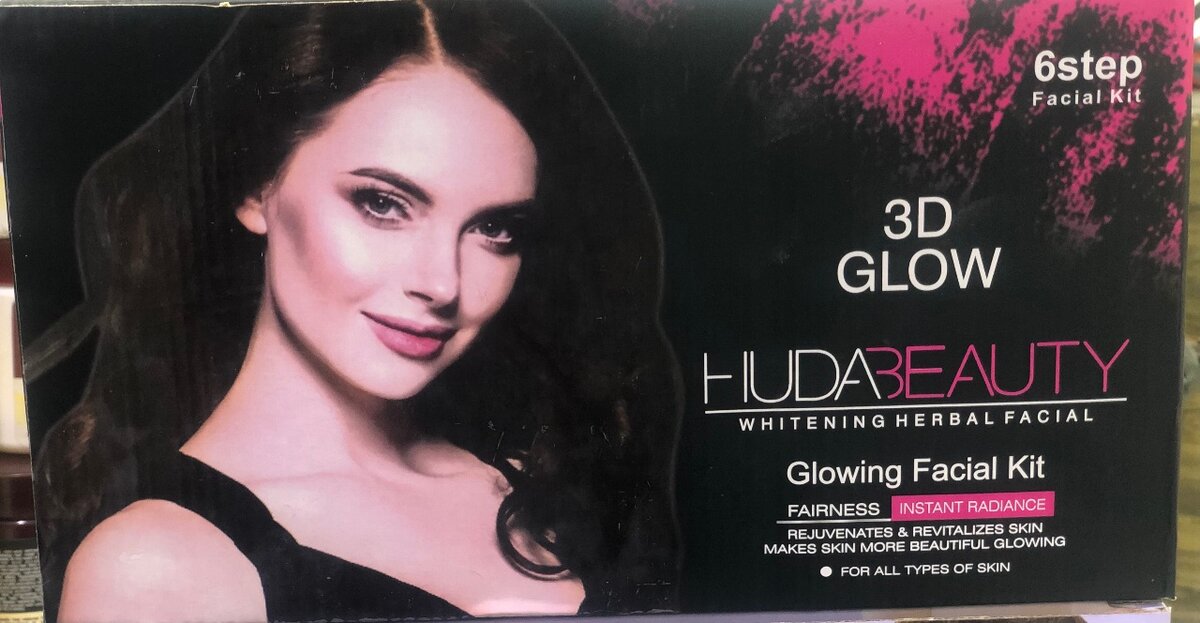 3D Glow Huda Beauty Facial Set