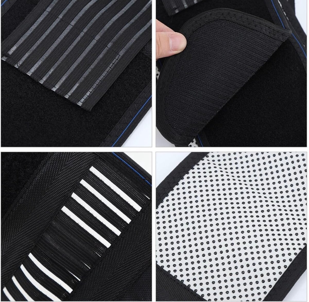 Attelle Lombaire Auto-chauffante 20 aimants Chaleur Abdomina