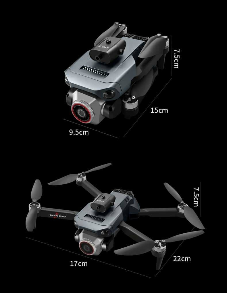 Drone K6 Max 4K HD avec Écran,