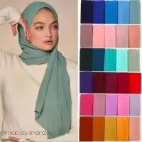 Georgette chiffon hijab stolers for girls