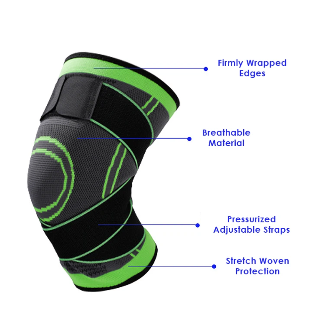 Genouillère de compression réglable