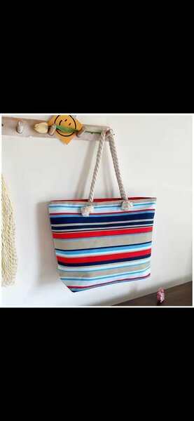 Sac cabas coloré en toile