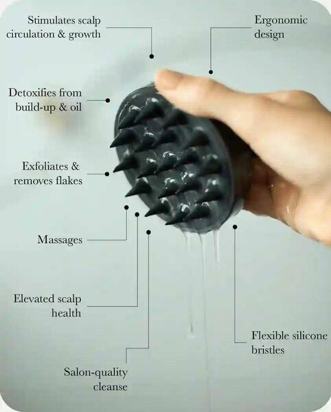 Detangling brush,multipurpose hair applicator,scalp massager