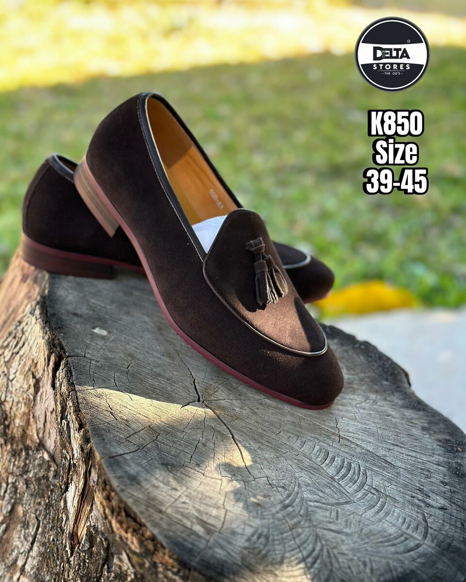 Stylish and comfortable men's suede moccasins