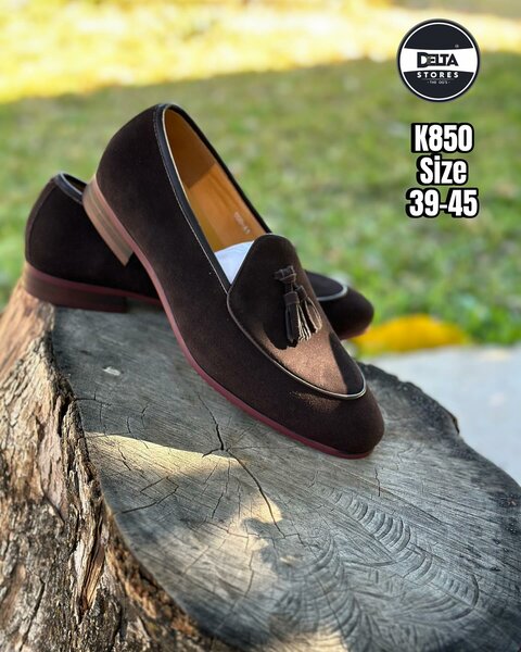 Stylish and comfortable men's suede moccasins