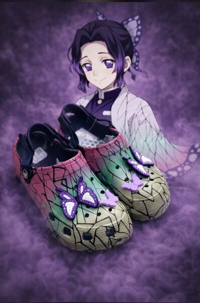 Sabots papillon multicolores femme