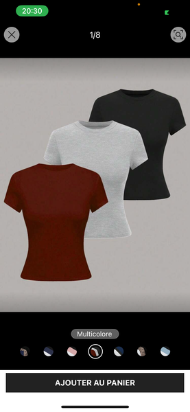 Lot de 4 T-shirts Femme