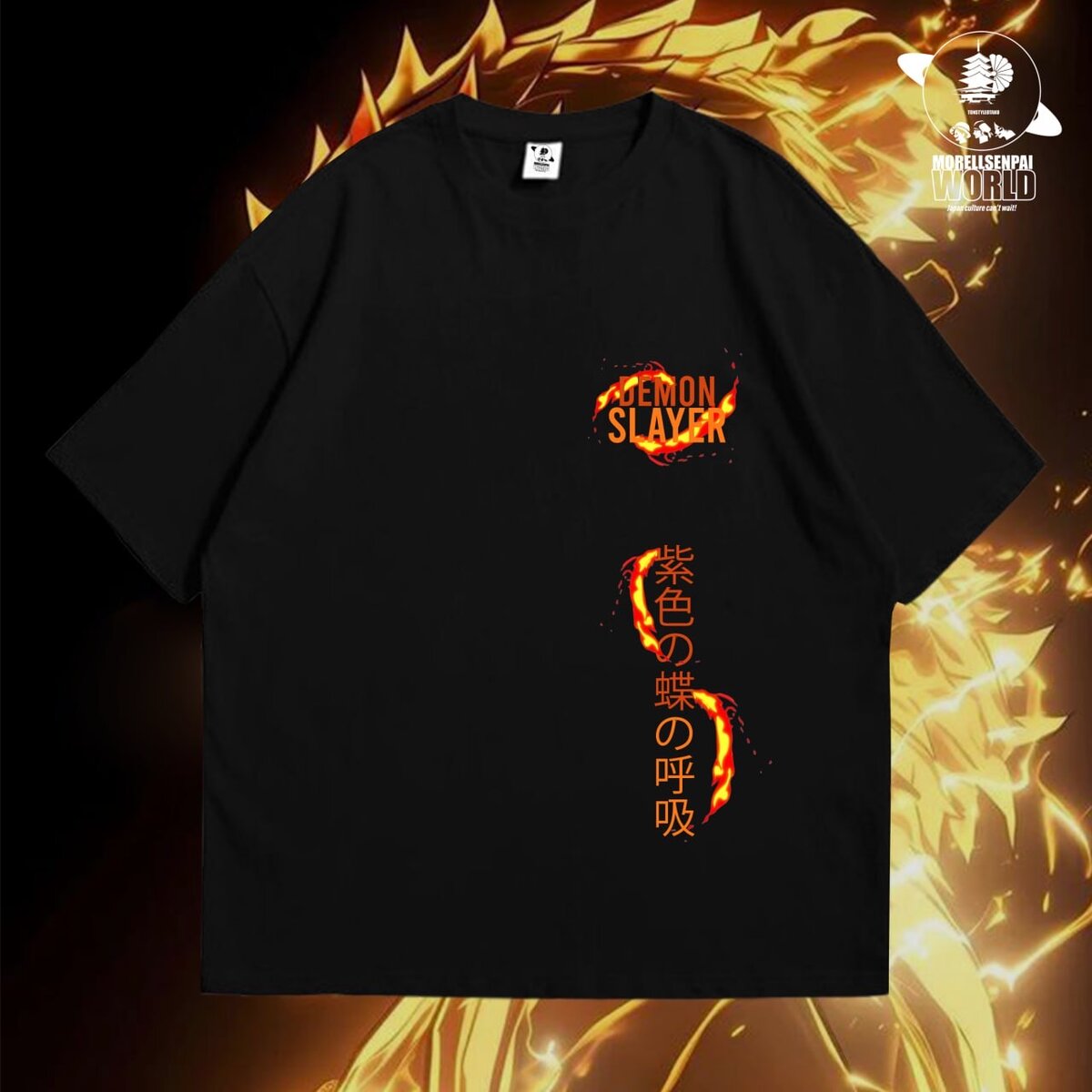 T-shirt Rengoku noir