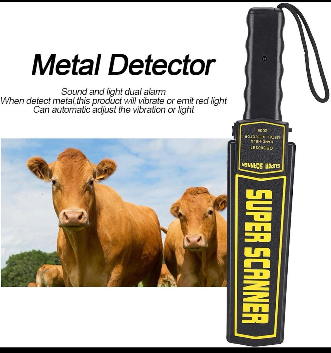 Détecteur de métaux Haute sensibilité  résistants à l'eau Sc