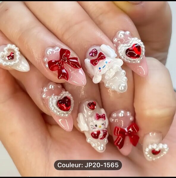 Nail Art 3D Romantique