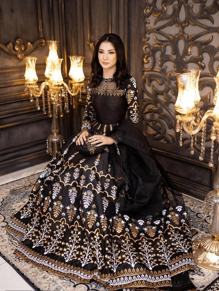 3 PCs Women's stitched Katan Silak Digital Print Suit