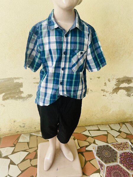 Chemise à carreaux garçon