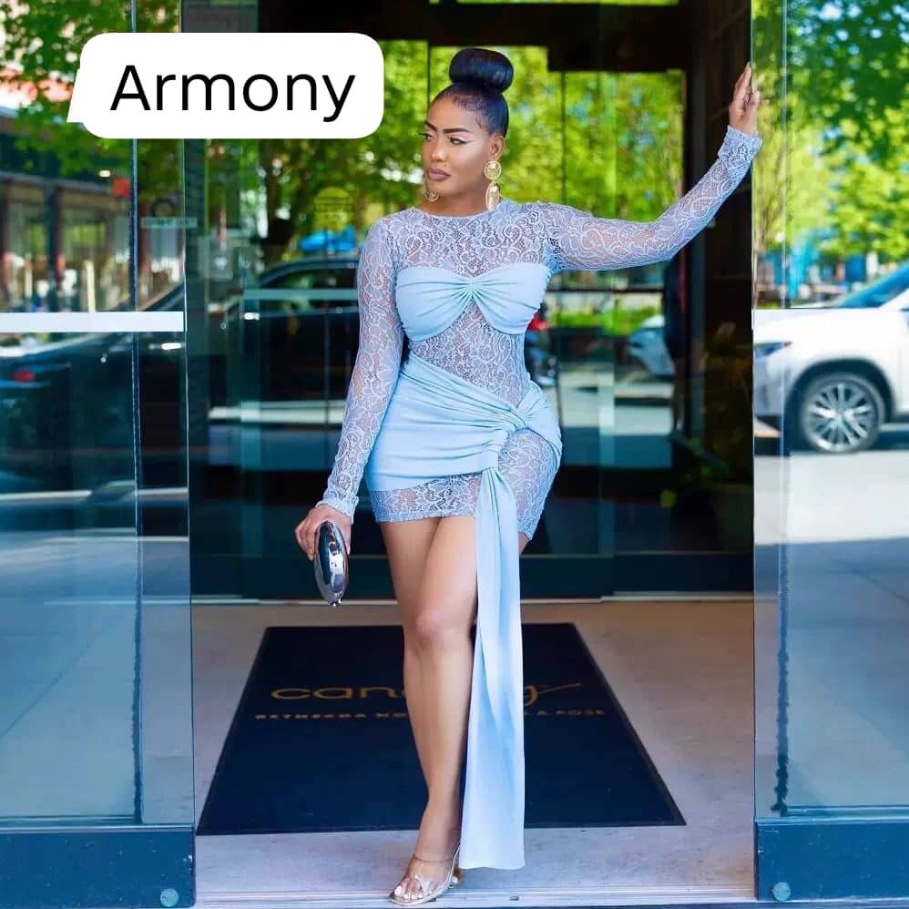 Robe en dentelle élégante