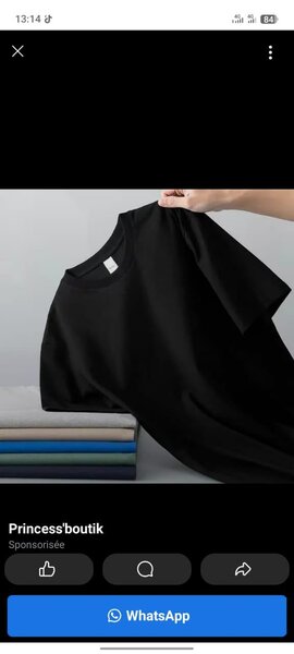 T-shirt basic colis simple