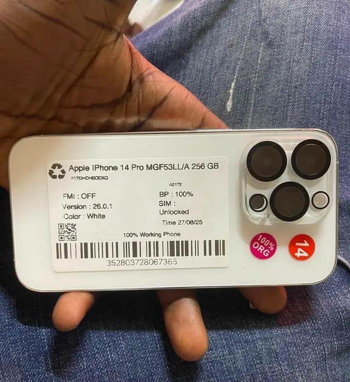 iPhone 14 Pro 256GB Blanc