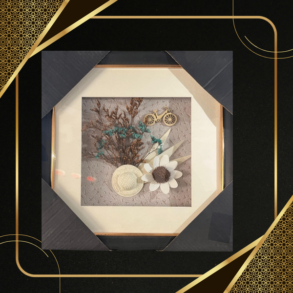 Cadre floral décoratif