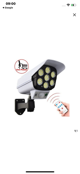 Lampe solaire sécurité 77 LED