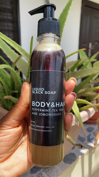 Liquid black soap