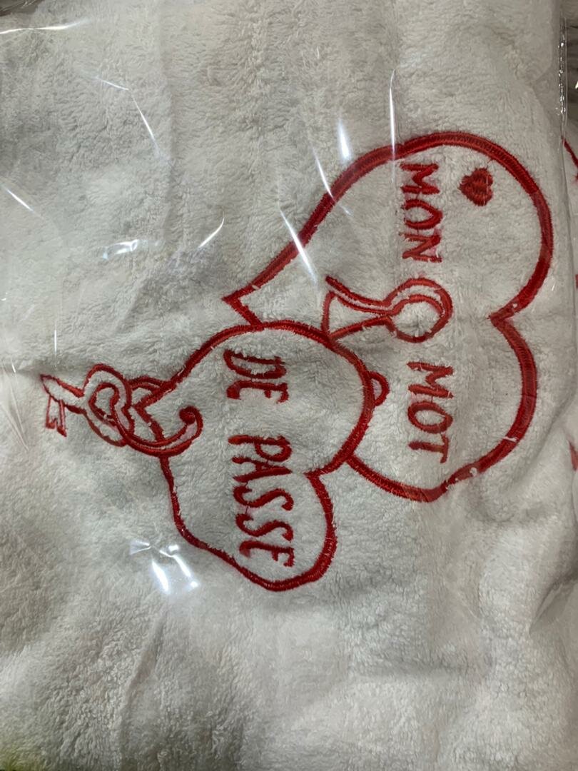 Serviette Douceur Chat Amour