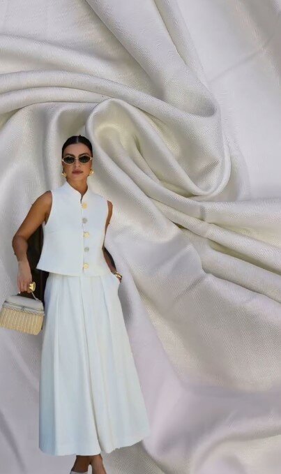 Красивая дышащая льняная ткань для пошива одежды