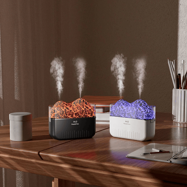 Humidificateur d'air Crystal avec lampe de nuit