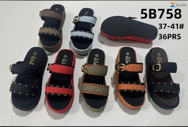 Sandales compensées confortables