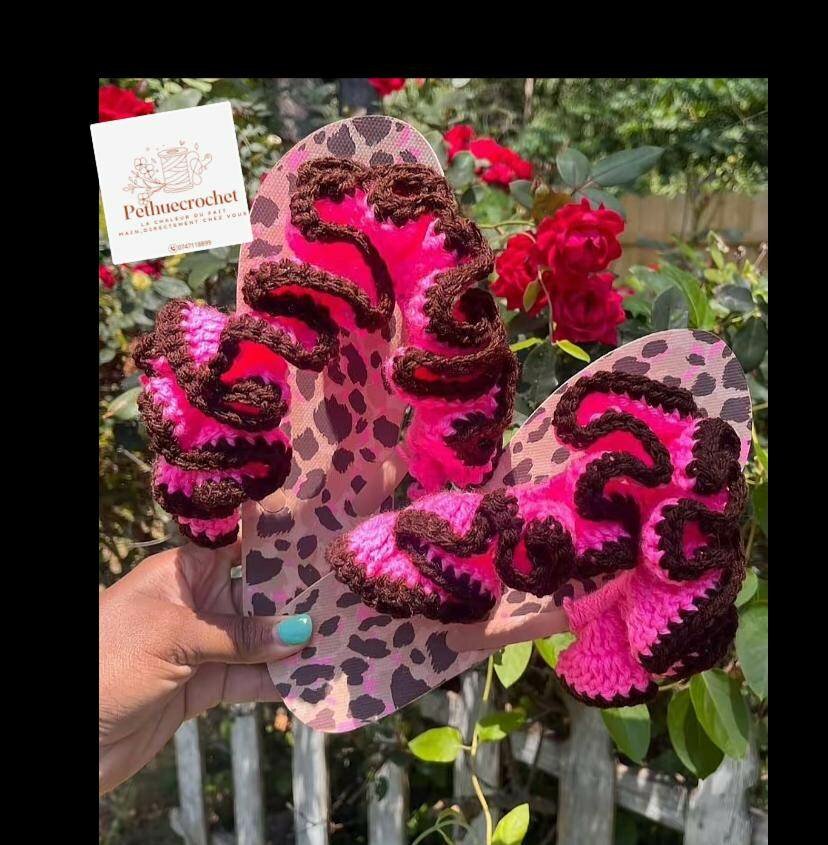 Bikini crochet coloré