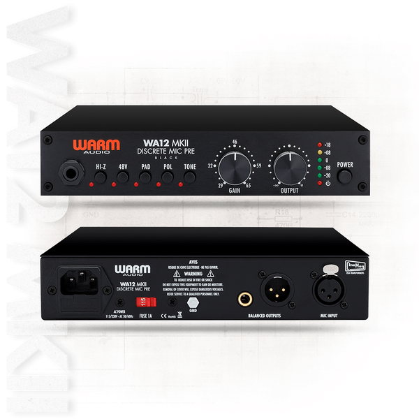 Préampli Micro Warm Audio WA12 MKII