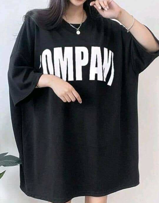 Robe T-shirt imprimée femme