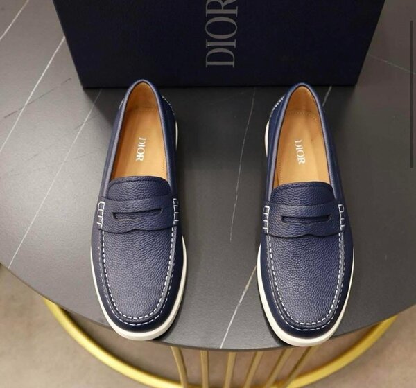 Mocassins en cuir Dior Homme