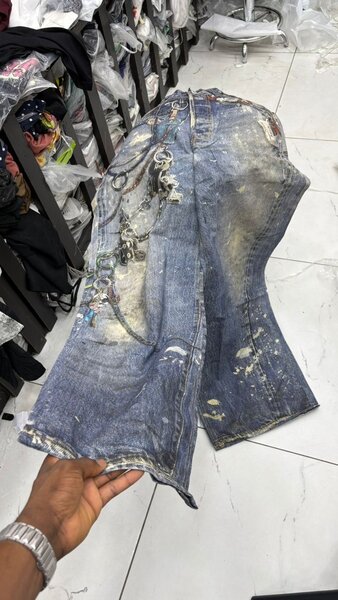 Jean denim rétro stylé