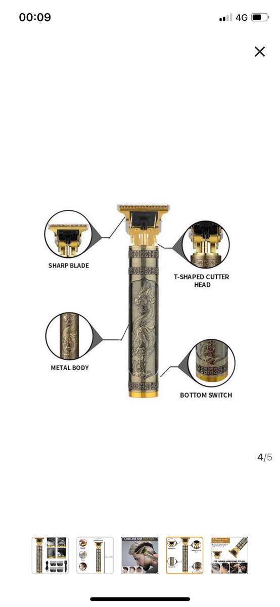 Tondeuse de Précision Professionnelle