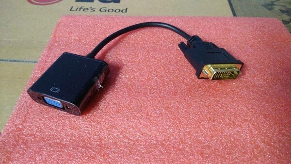 Переходник Конвертер DVI-VGA