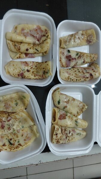 Crêpes Savoureuses Fourrées