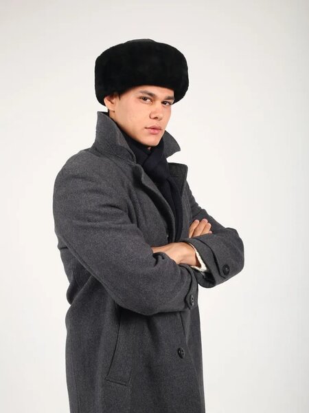 Мужская шапка зимняя модели “Боярка”