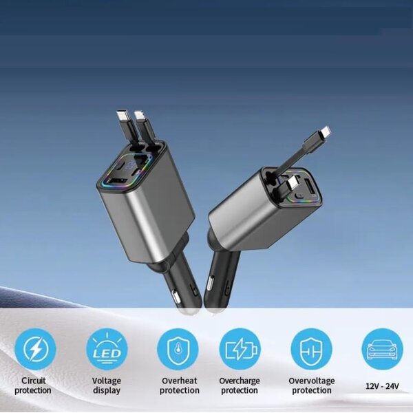 Chargeur Voiture Multi-Ports 120W