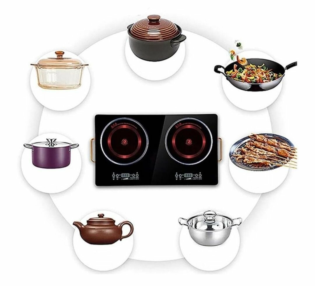 7000W INFRARED DOUBLE BURNER COOKER