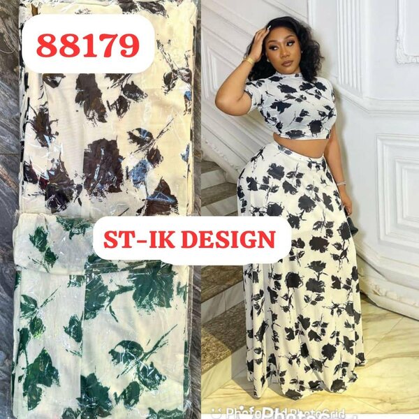 Ensemble fleuri chic