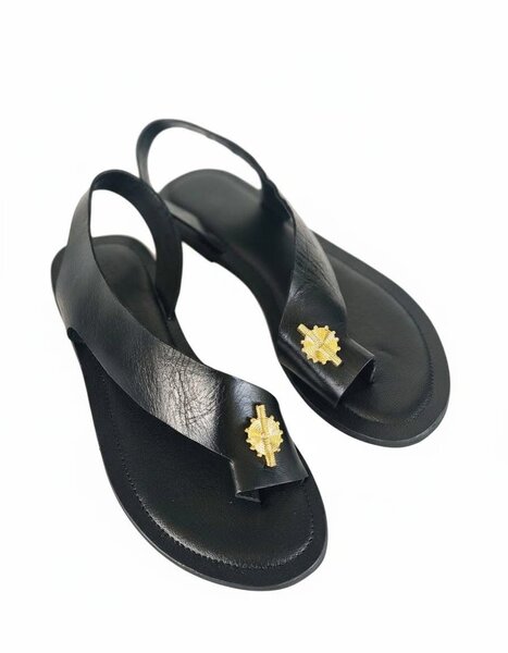 Sandale en cuir pour femme