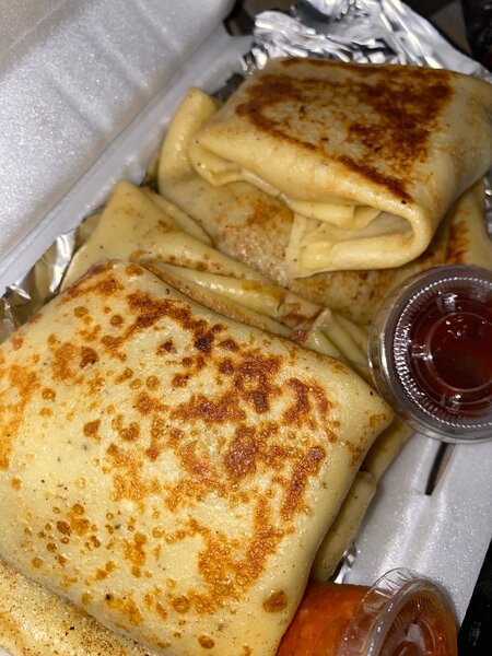 Crêpe au fromage viande hachée