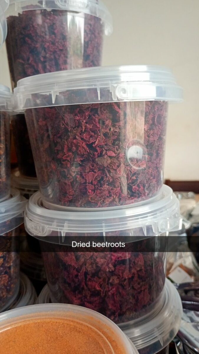 Dry mango, pineapple,banana,papaya,coconut and ginger flakes