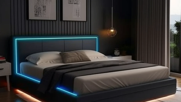 Lit design avec éclairage LED