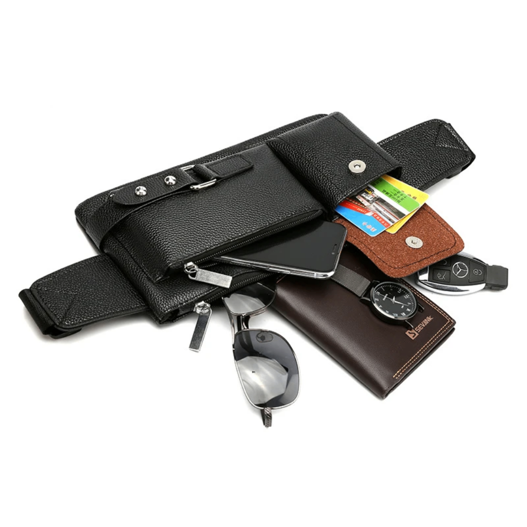 Sac banane en cuir pour homme