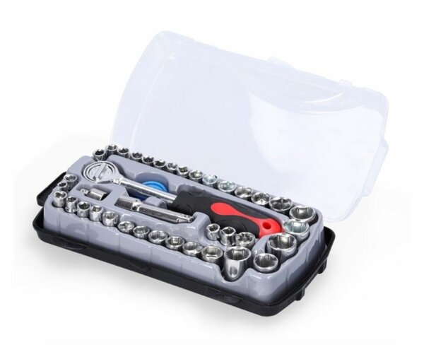 40PCS DRIVE SOCKET SET HEXAGONAL SOCKET RATCHET WRENCH SET