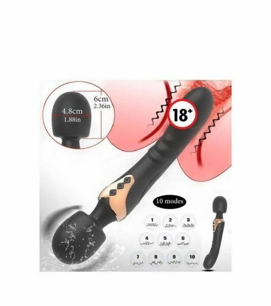 Vibromasseur double vibration