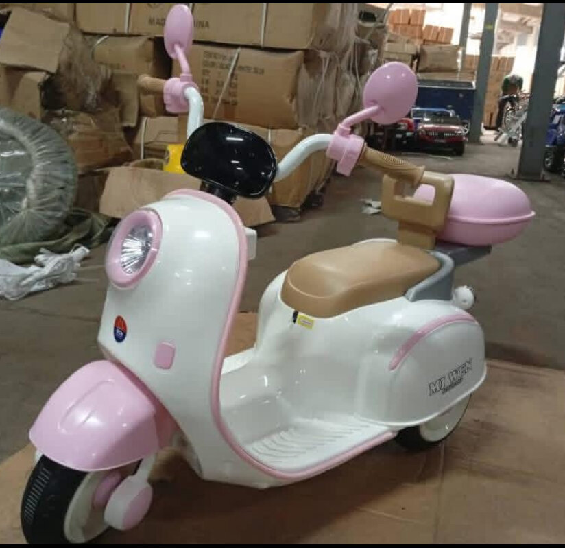 Moto électrique enfant style rétro